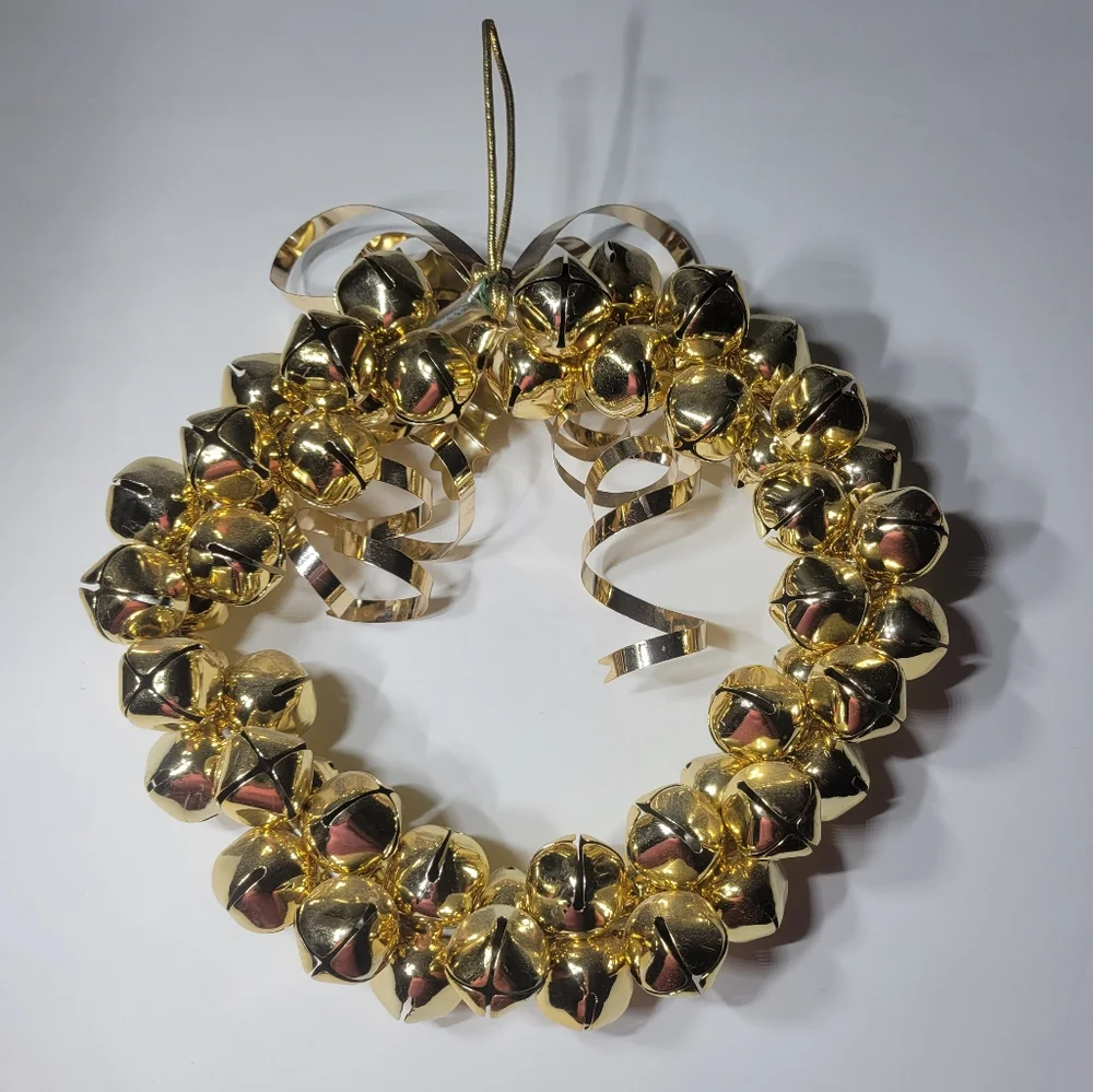 Rustic Jingle Bells Christmas Wreath